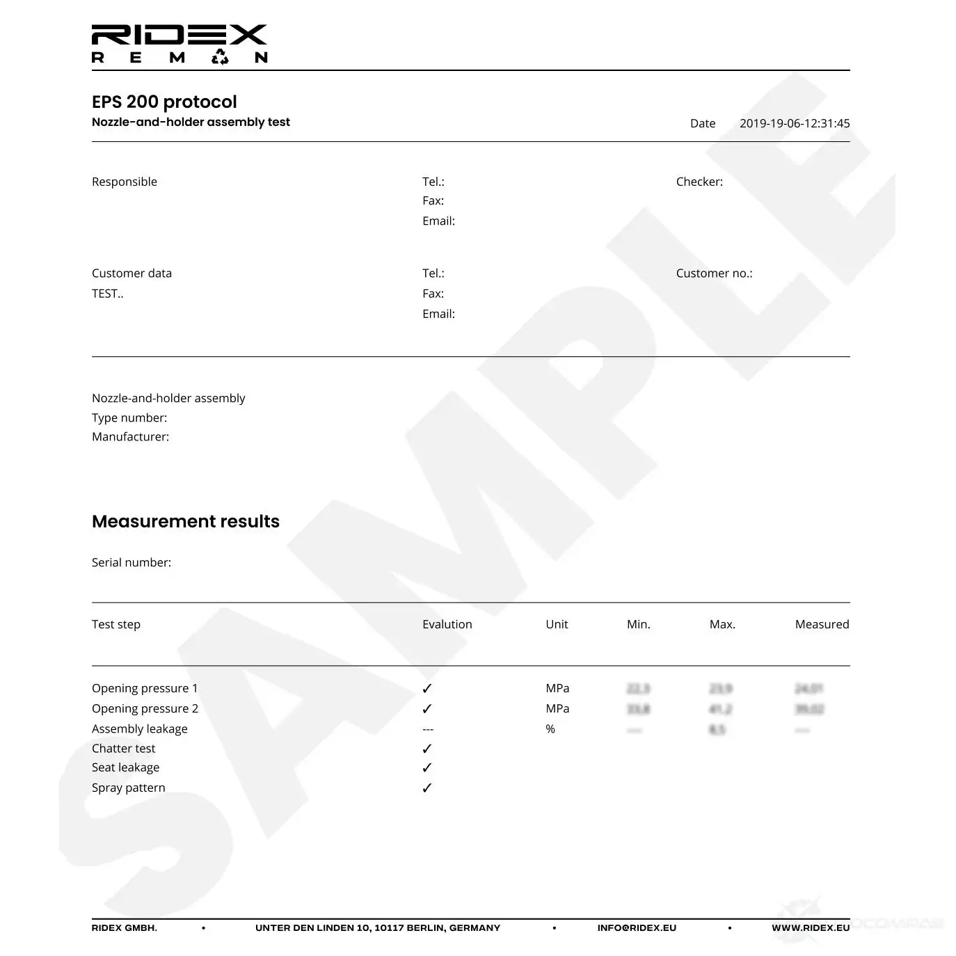 Топливная форсунка RIDEX REMAN 3902i0192r YYGUD D 1437935326 изображение 5