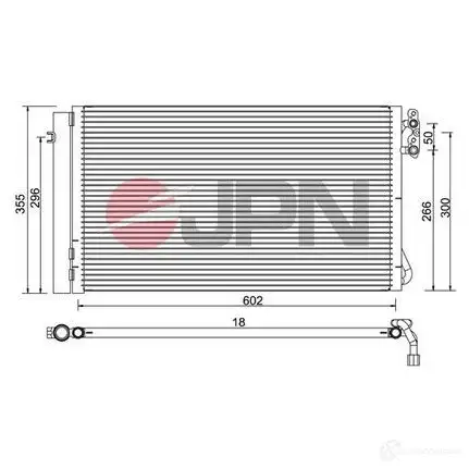 Радиатор кондиционера JPN 60c9084jpn 1 Y8X0E 1437985150 изображение 0