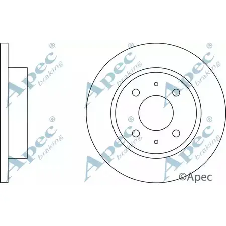 Тормозной диск APEC BRAKING DSK198 LMPL D 1265428139 DKN79U изображение 0