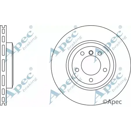 Тормозной диск APEC BRAKING J C65I DSK2181 IJ4M8B 1265429587 изображение 0