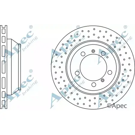 Тормозной диск APEC BRAKING K285V1 T GB0Y2 1265432057 DSK2530 изображение 0