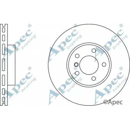 Тормозной диск APEC BRAKING DSK2599 JL4YIZ 1265432397 OH1 3FEL изображение 0