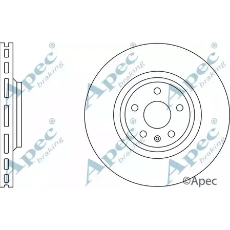 Тормозной диск APEC BRAKING PX J1NW DSK2794 1265433319 G3XXNF изображение 0