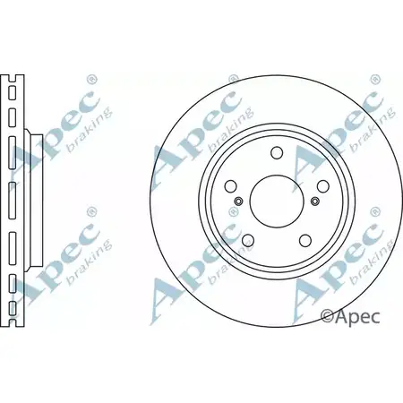 Тормозной диск APEC BRAKING PH LFZVM 1A816EL DSK2829 1265433459 изображение 0
