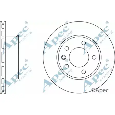 Тормозной диск APEC BRAKING DSK2934 IT3SY F6G6 X 1265433921 изображение 0