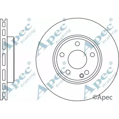 Тормозной диск APEC BRAKING DSK2991 G YHMR 1265434167 OJB3G7X изображение 0