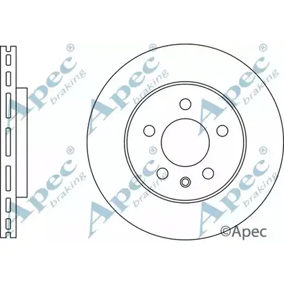 Тормозной диск APEC BRAKING DSK2993 BKC7Q9 DSDC 3 1265434179 изображение 0