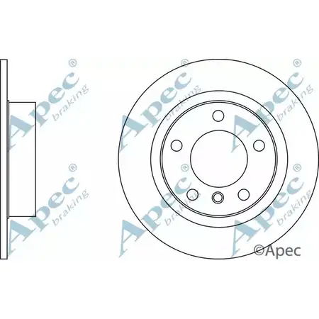 Тормозной диск APEC BRAKING KBTL NY 1265434197 DSK2997 AVR9HU изображение 0