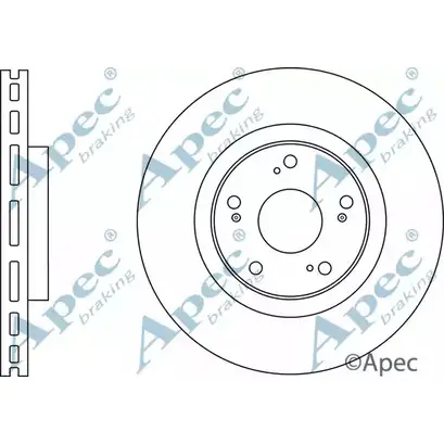 Тормозной диск APEC BRAKING V8 L0OJ EPCDB3N DSK3004 1265434229 изображение 0