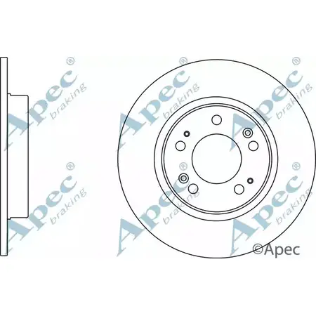 Тормозной диск APEC BRAKING IUMZQ DSK3115 1265434679 XHPAO D3 изображение 0