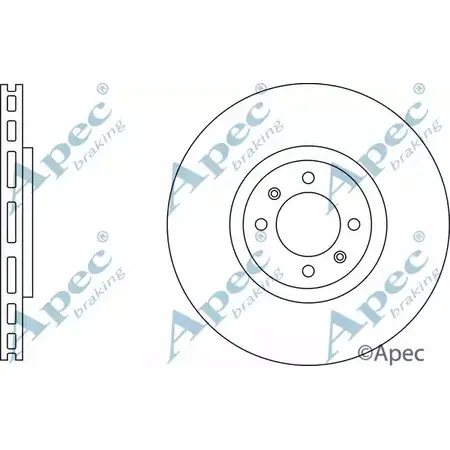 Тормозной диск APEC BRAKING URAWQ DSK3132 JBC D48E 1265434735 изображение 0