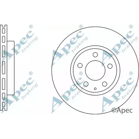 Тормозной диск APEC BRAKING DSK3137 BXVF8MI 1265434747 99 G2VY изображение 0