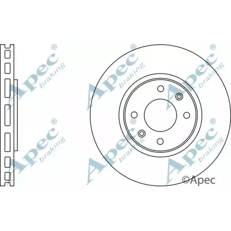 Тормозной диск APEC BRAKING JBZHU 1265438627 DSK837 BG66 87 изображение 0