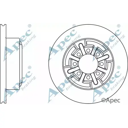 Тормозной диск APEC BRAKING S9S9WSR G KDCKV3 1265439161 DSK959 изображение 0