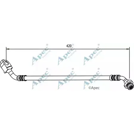 Тормозной шланг APEC BRAKING HOS3160 1265440405 HN8L0X 2E7 BYP изображение 0