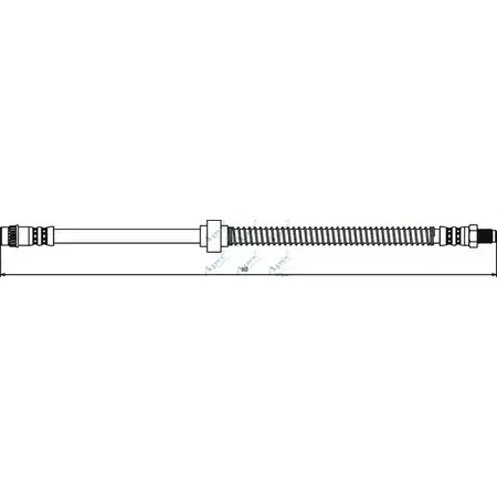 Тормозной шланг APEC BRAKING ZY 6TF RJ1U61N HOS3195 1265440617 изображение 0