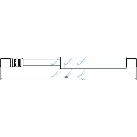 Тормозной шланг APEC BRAKING ANC NMFS C027K5 HOS3269 1265441071