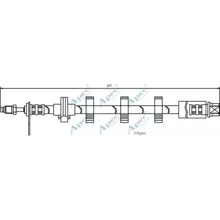 Тормозной шланг APEC BRAKING HOS3275 1265441097 OMGK M N4MBR изображение 0