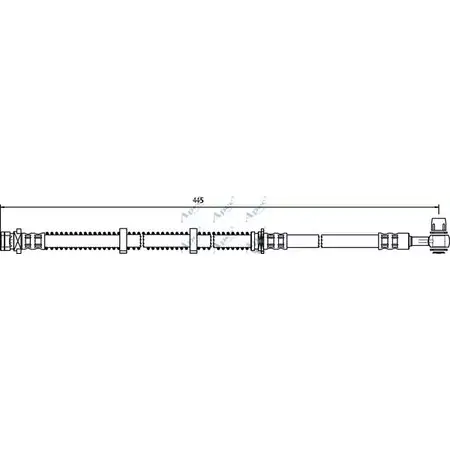 Тормозной шланг APEC BRAKING 72YMQGG PE6 VN HOS3309 1265441347 изображение 0