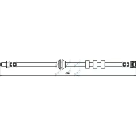 Тормозной шланг APEC BRAKING 1265442139 22WKC HOS3419 K J8QUX