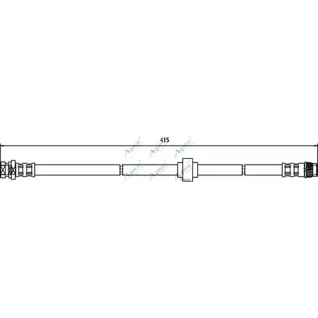 Тормозной шланг APEC BRAKING 1265442827 41ILJ CR 7L2 HOS3569