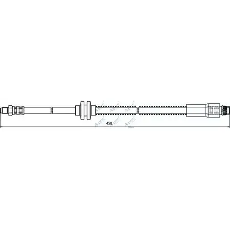 Тормозной шланг APEC BRAKING HOS3613 H1ERY5 1265443021 R1J GO