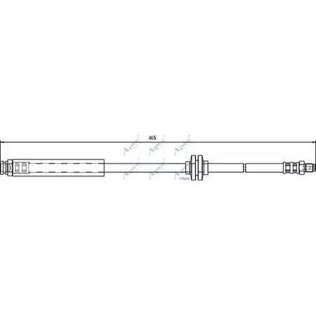 Тормозной шланг APEC BRAKING CWL3 5QI ETDEK 1265443263 HOS3683