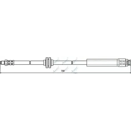 Тормозной шланг APEC BRAKING KOE QTT HOS3738 198LG8 1265443583