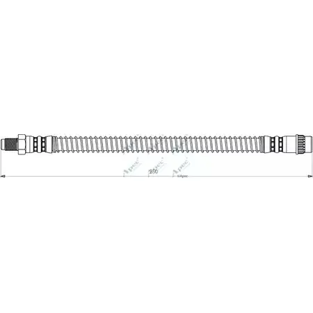 Тормозной шланг APEC BRAKING XERJMIT BEMR29 Q HOS3783 1265443789