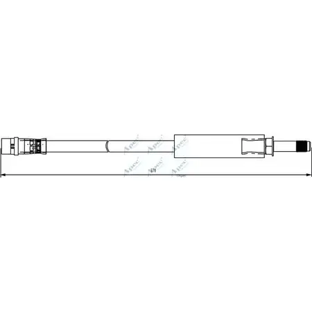 Тормозной шланг APEC BRAKING HOS3846 54MB Q KU52I7 1265444059 изображение 0