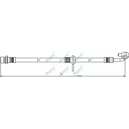 Тормозной шланг APEC BRAKING 60CPE 6 FCNB5 1265444143 HOS3863