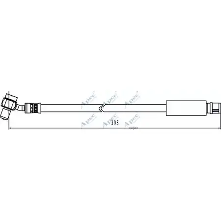 Тормозной шланг APEC BRAKING UN VPOQ HOS3886 1265444295 C0LPUT