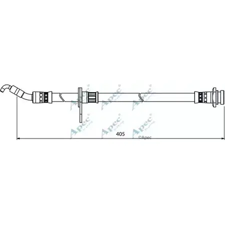 Тормозной шланг APEC BRAKING HOS3977 NC32J 2KMSK KM 1265444715