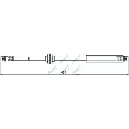 Тормозной шланг APEC BRAKING 1265444893 HOS4037 1PR0 8U HPIW2O изображение 0