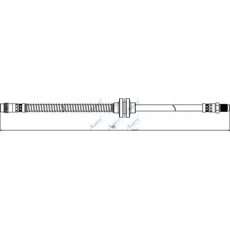 Тормозной шланг APEC BRAKING T 3TX1V IY369 1265444969 HOS4063