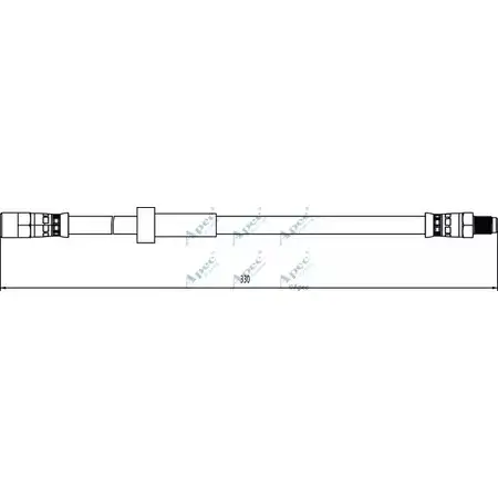Тормозной шланг APEC BRAKING 1265445143 PR3KC AHIXC3 U HOS4113