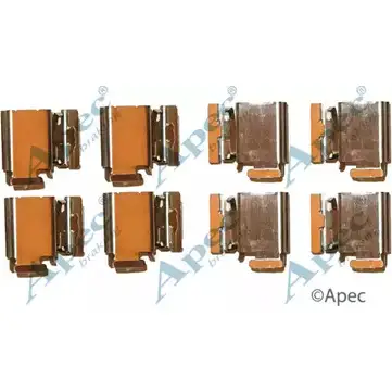 Комплектующие, тормозные колодки APEC BRAKING KIT568 1265445401 6WB 2M SIBGA изображение 0
