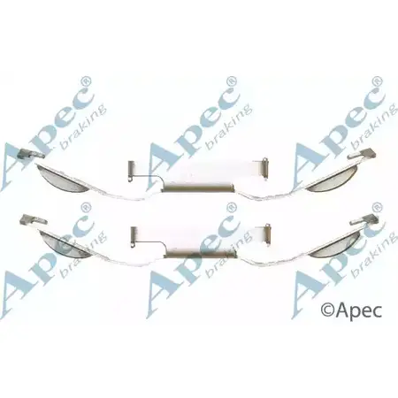 Комплектующие, тормозные колодки APEC BRAKING KIT575 GCW3 TZ CKWL01U 1265445403 изображение 0