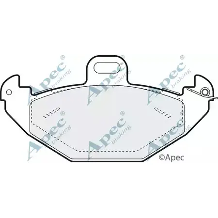 Тормозные колодки, дисковые, комплект APEC BRAKING J9KCR G PAD1044 1265452645 XDXPNA