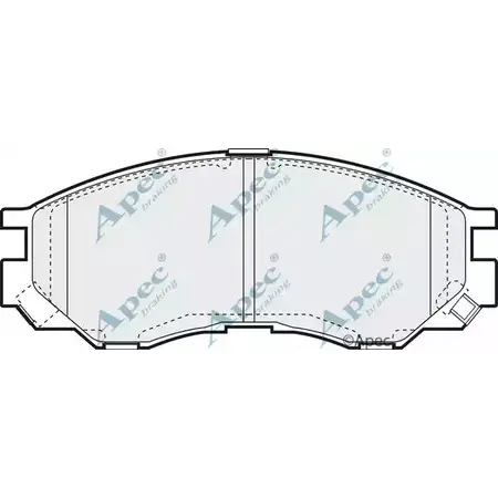Тормозные колодки, дисковые, комплект APEC BRAKING 1265452829 PAD1059 3X VZ1C M8RKCF