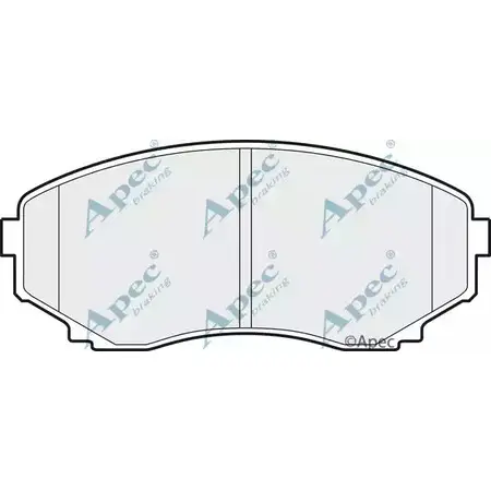 Тормозные колодки, дисковые, комплект APEC BRAKING 7ZER 1 PAD1509 31IC0 1265460951 изображение 0