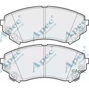 Тормозные колодки, дисковые, комплект APEC BRAKING 1265462509 PAD1639 SZ TCJ JLFO9H4 изображение 0