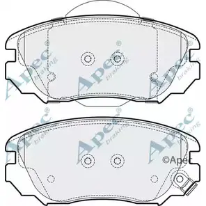 Тормозные колодки, дисковые, комплект APEC BRAKING 9IU ZXJX 1265462935 PAD1695 MN8YIP изображение 0