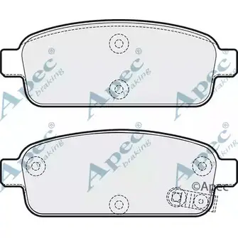 Тормозные колодки, дисковые, комплект APEC BRAKING F TTXCD PAD1773 0BQVO 1265463537 изображение 0