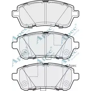 Тормозные колодки, дисковые, комплект APEC BRAKING 1265463885 GPX8DNA PAD1835 EP8V 5M6
