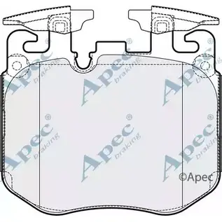 Тормозные колодки, дисковые, комплект APEC BRAKING ES49OY9 1265465667 90 C798 PAD2161 изображение 0