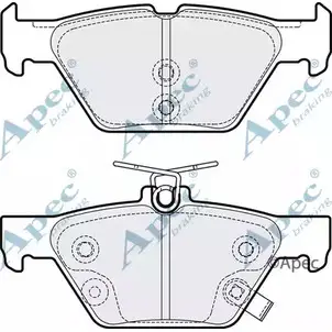 Тормозные колодки, дисковые, комплект APEC BRAKING F72Q 8L 1265465723 MPJR1Y5 PAD2191 изображение 0