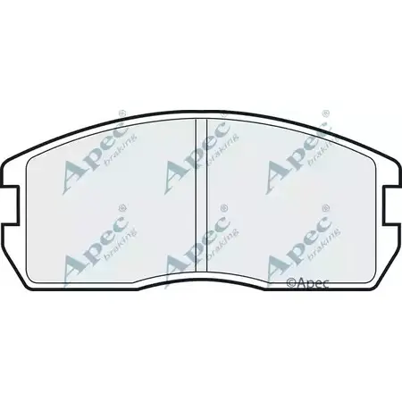 Тормозные колодки, дисковые, комплект APEC BRAKING 1265468471 PAD437 E4E A6Z IQP6Z15 изображение 0