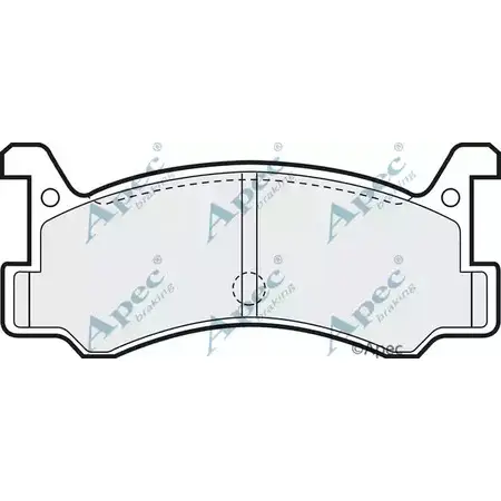 Тормозные колодки, дисковые, комплект APEC BRAKING PAD579 7 DVB2H5 W3P39 1265470855 изображение 0