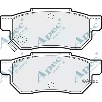 Тормозные колодки, дисковые, комплект APEC BRAKING I1ID 2 JL7OAGY 1265471809 PAD611 изображение 0
